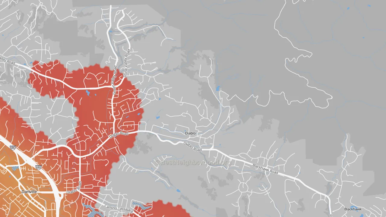 Transit Grade map of 94528, CA