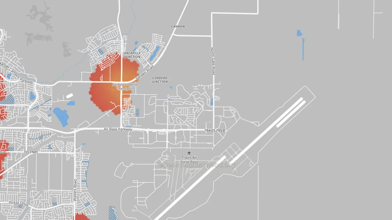 Transit Grade map of 94535, CA