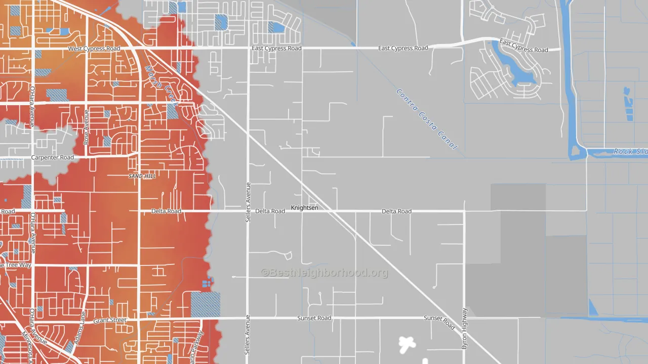 Transit Grade map of 94548, CA