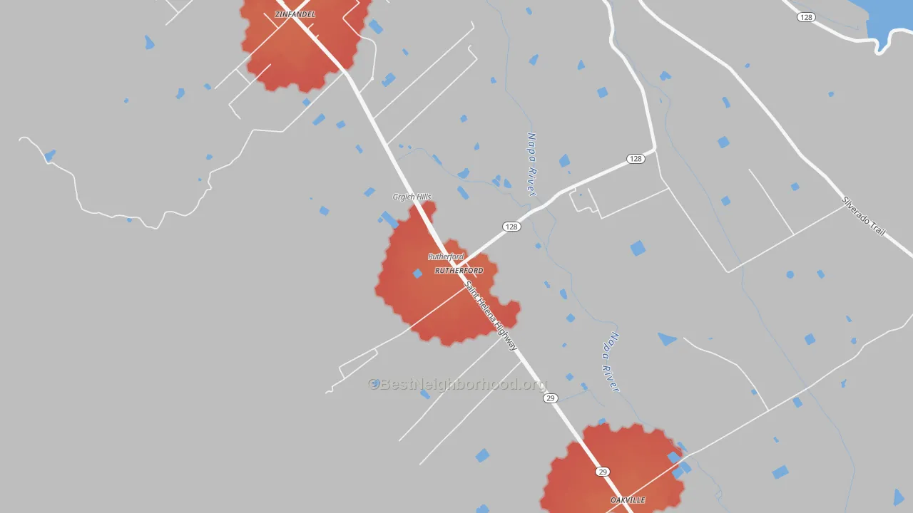 Transit Grade map of 94573, CA