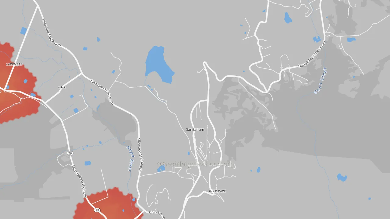 Transit Grade map of 94576, CA