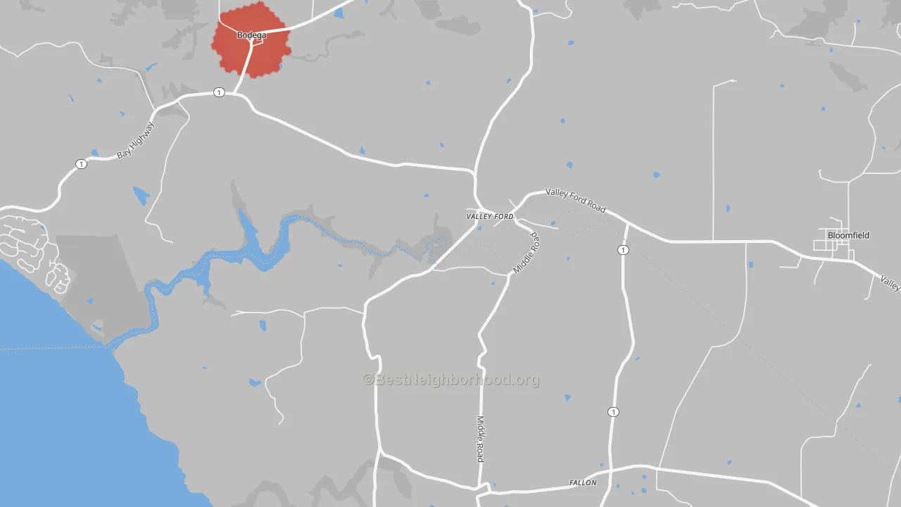 Transit Grade map of 94972, CA