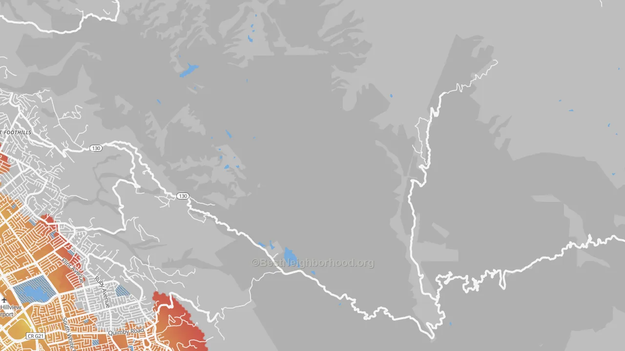 Transit Grade map of 95140, CA