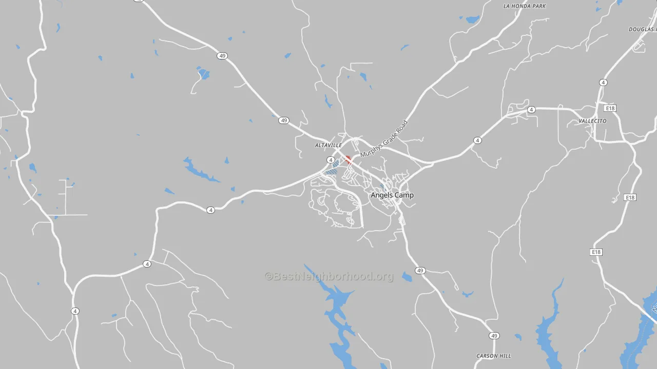 Transit Grade map of 95222, CA