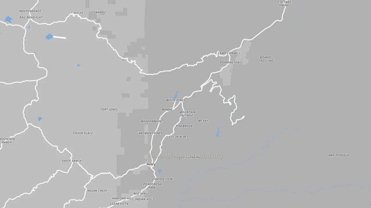Transit Grade map of 95223, CA