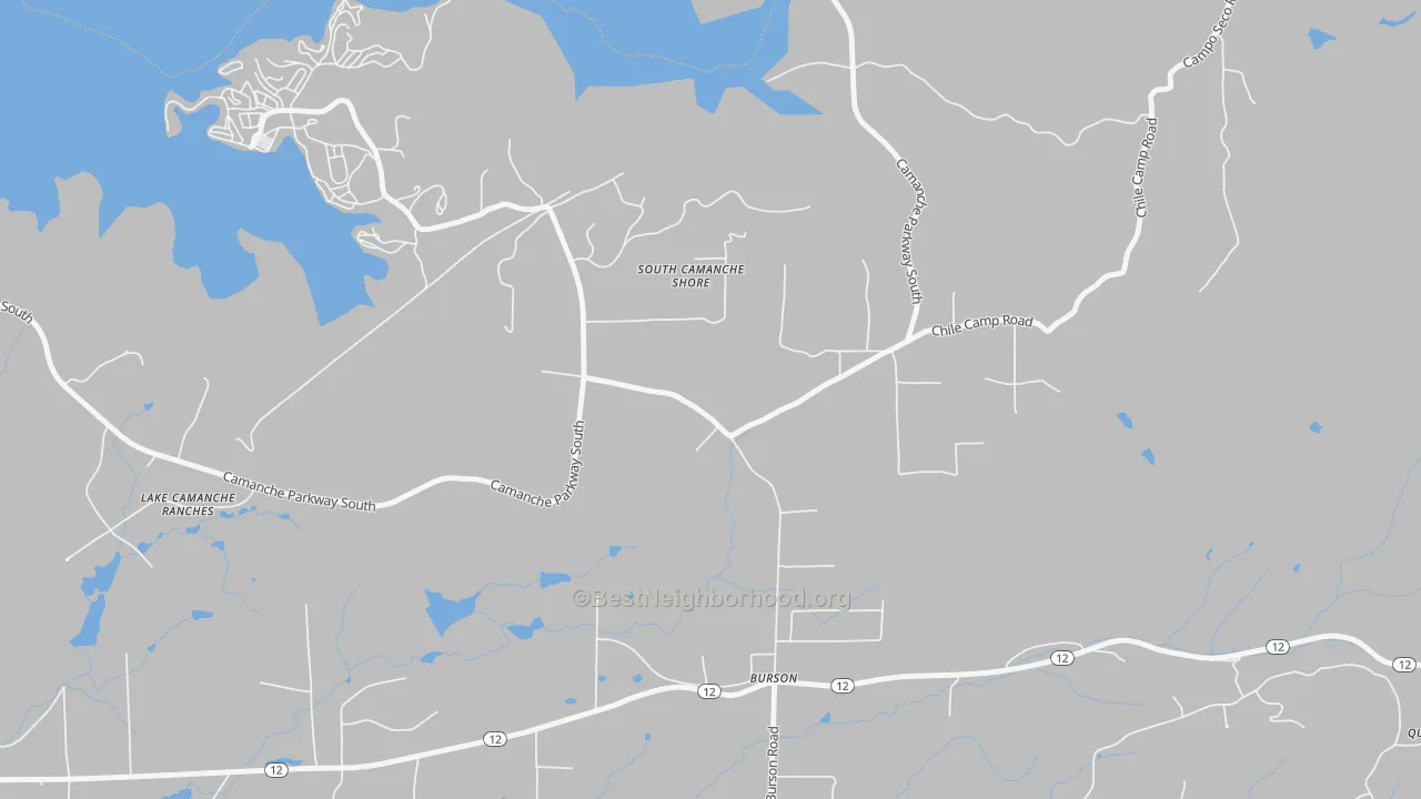 Transit Grade map of 95225, CA