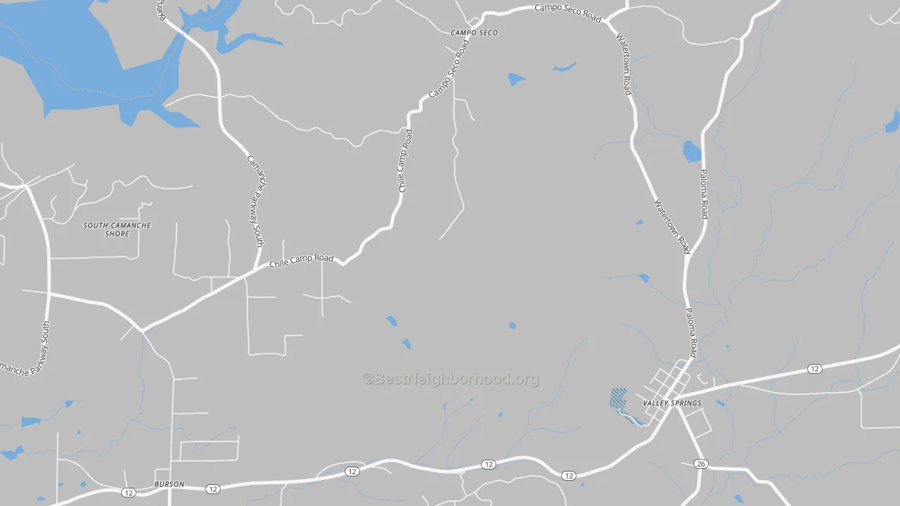Transit Grade map of 95226, CA