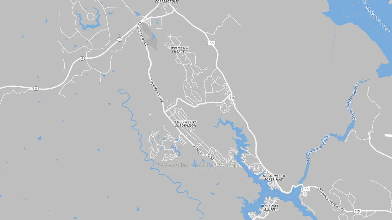 Transit Grade map of 95228, CA