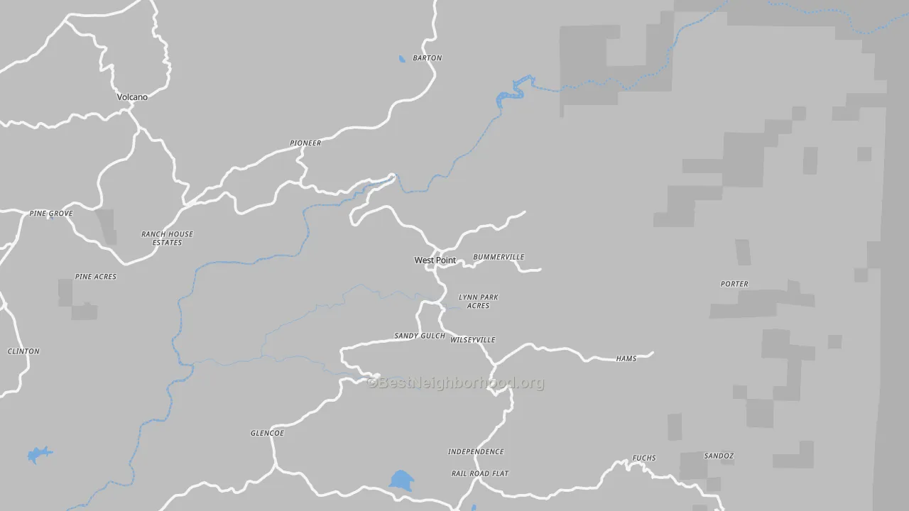 Transit Grade map of 95255, CA
