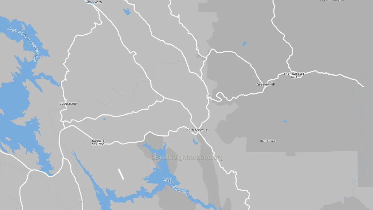 Transit Grade map of 95311, CA