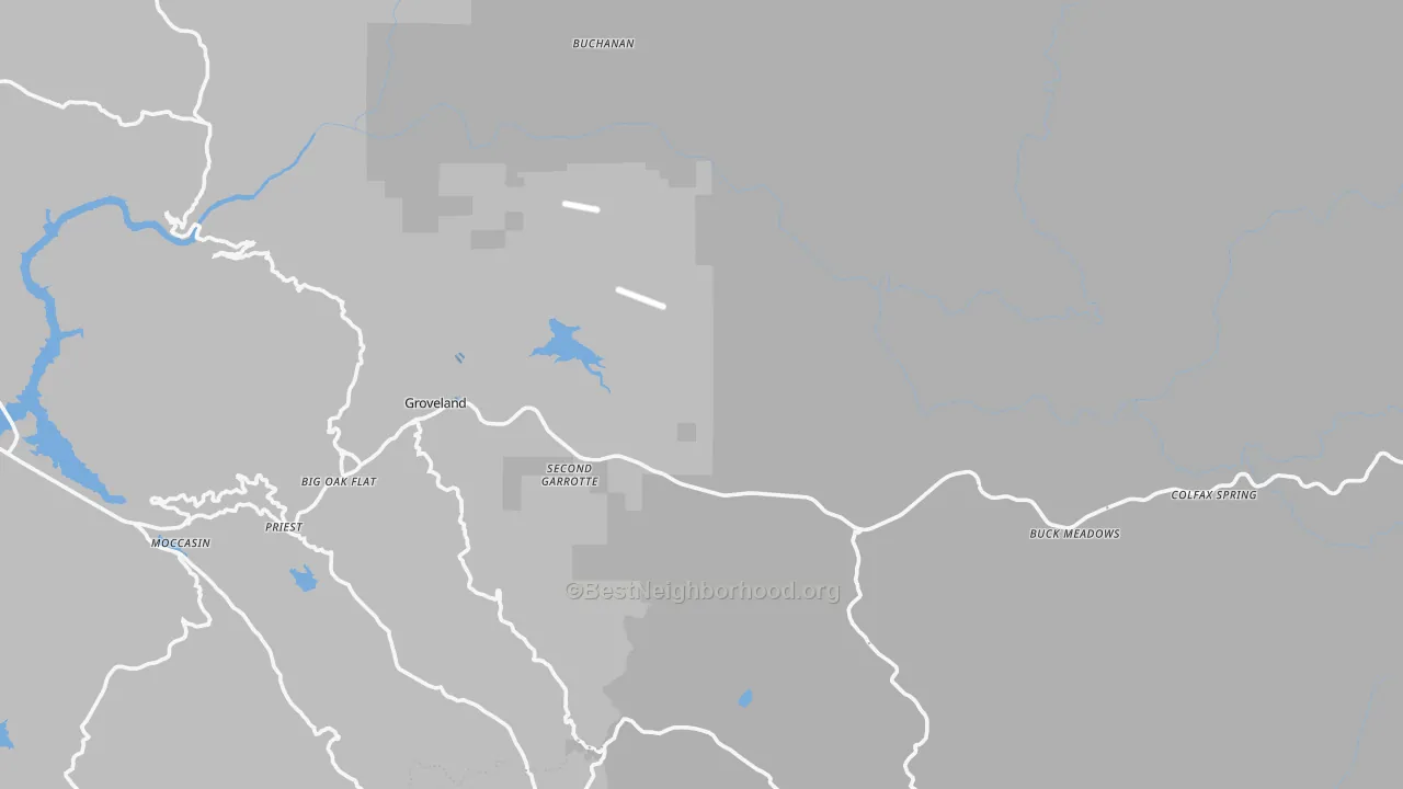 Transit Grade map of 95321, CA