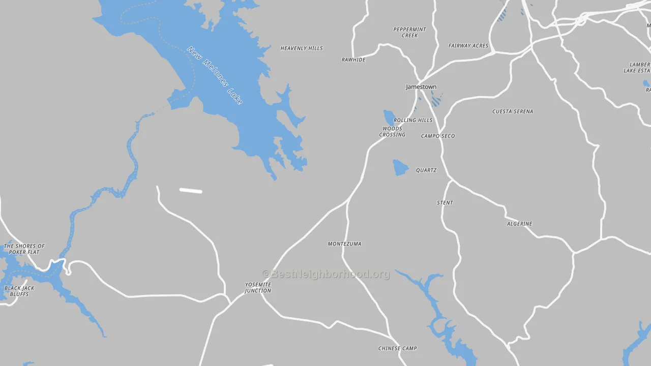 Transit Grade map of 95327, CA
