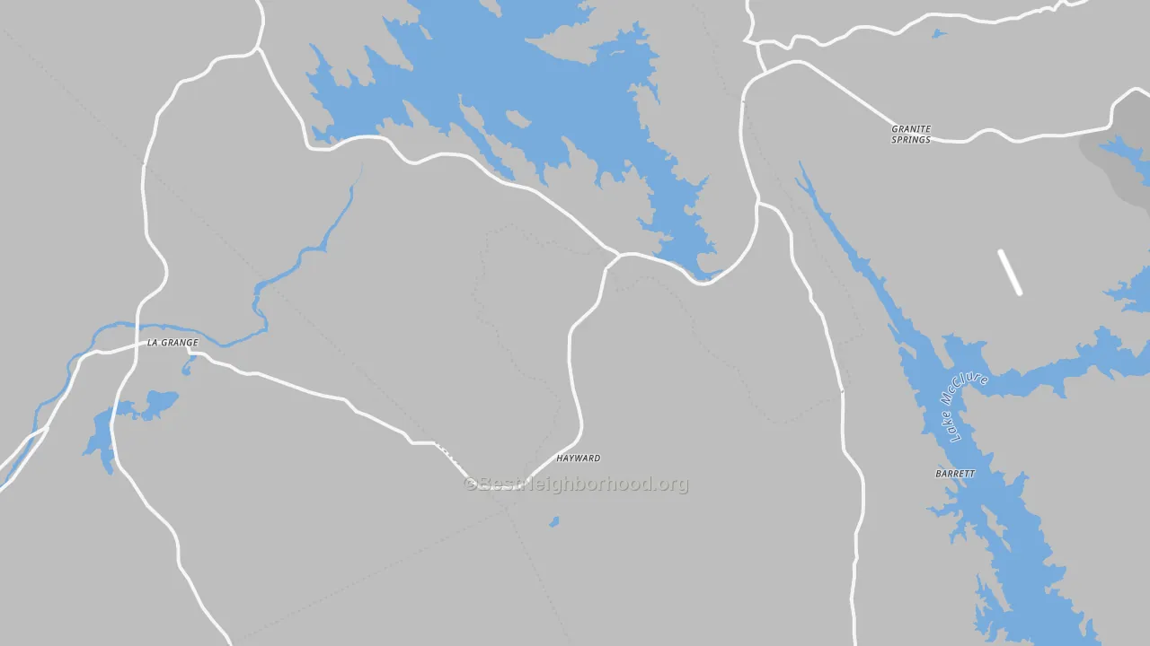 Transit Grade map of 95329, CA