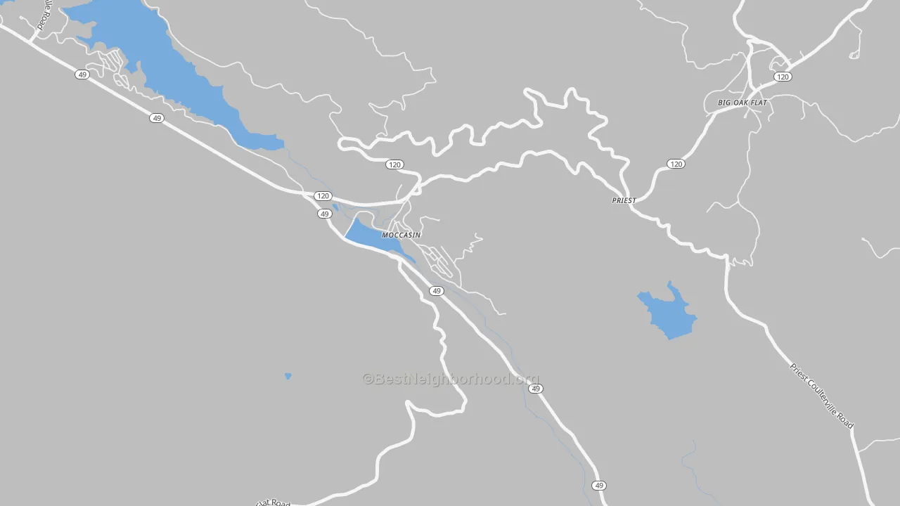 Transit Grade map of 95347, CA