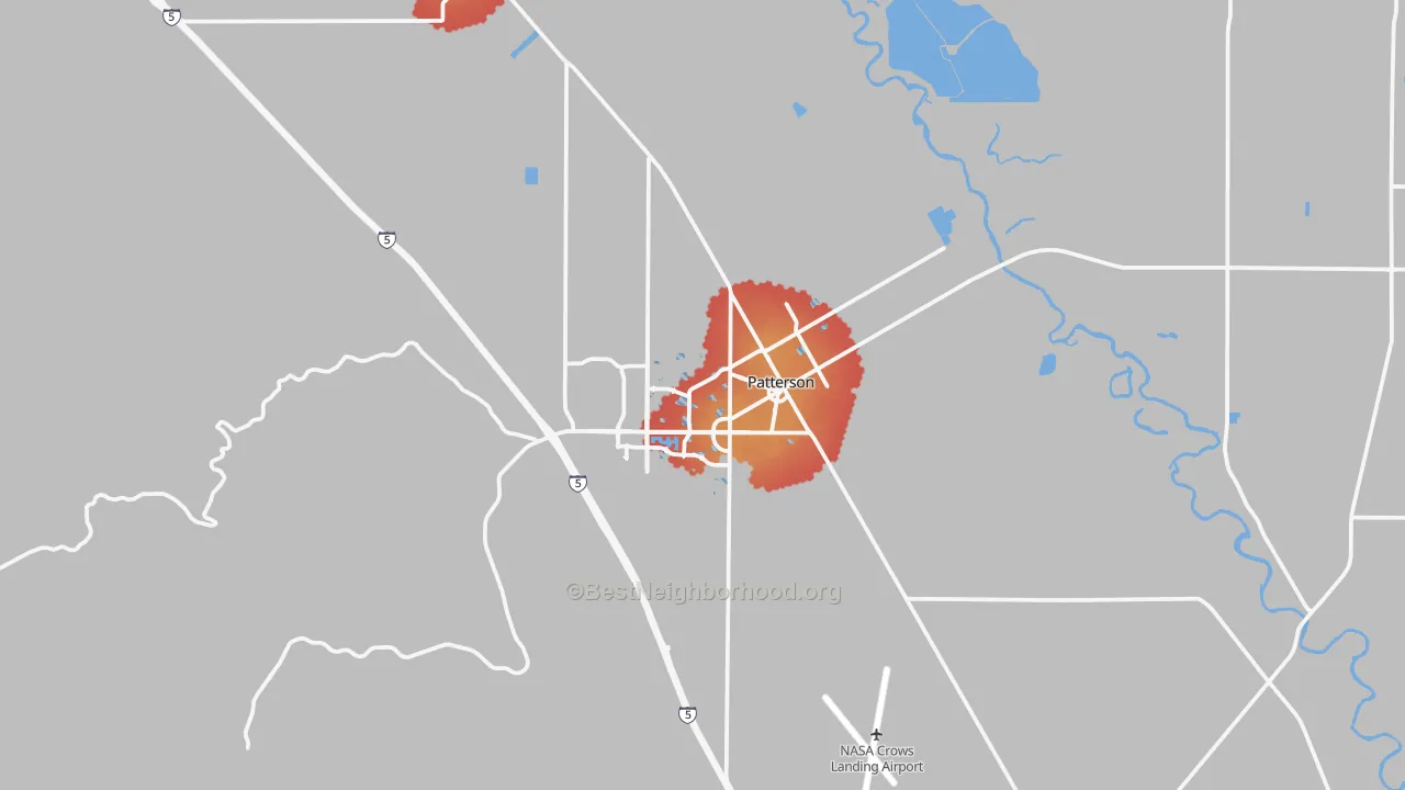 Transit Grade map of 95363, CA