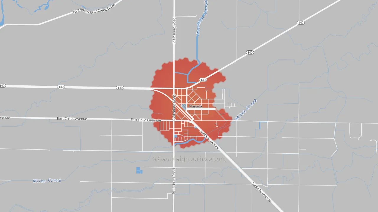 Transit Grade map of 95365, CA