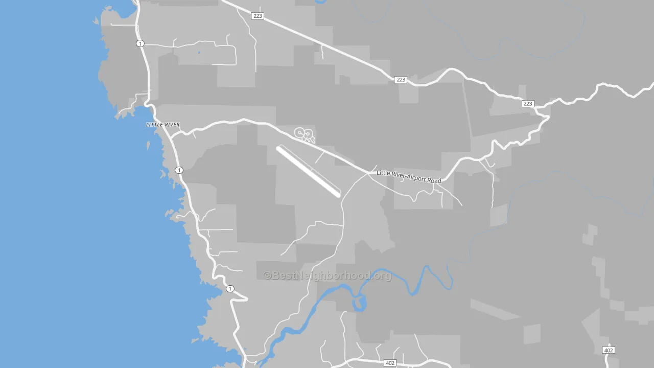 Transit Grade map of 95456, CA