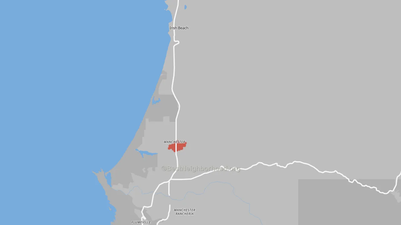 Transit Grade map of 95459, CA