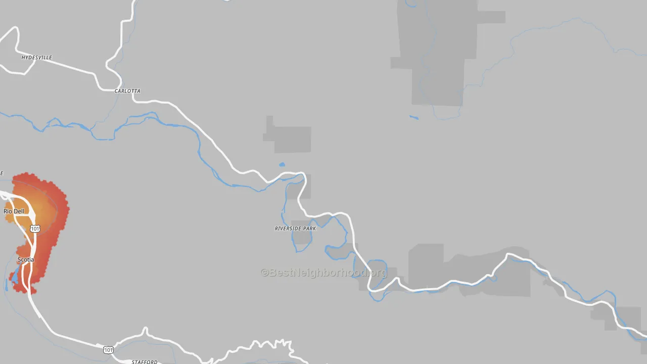 Transit Grade map of 95528, CA