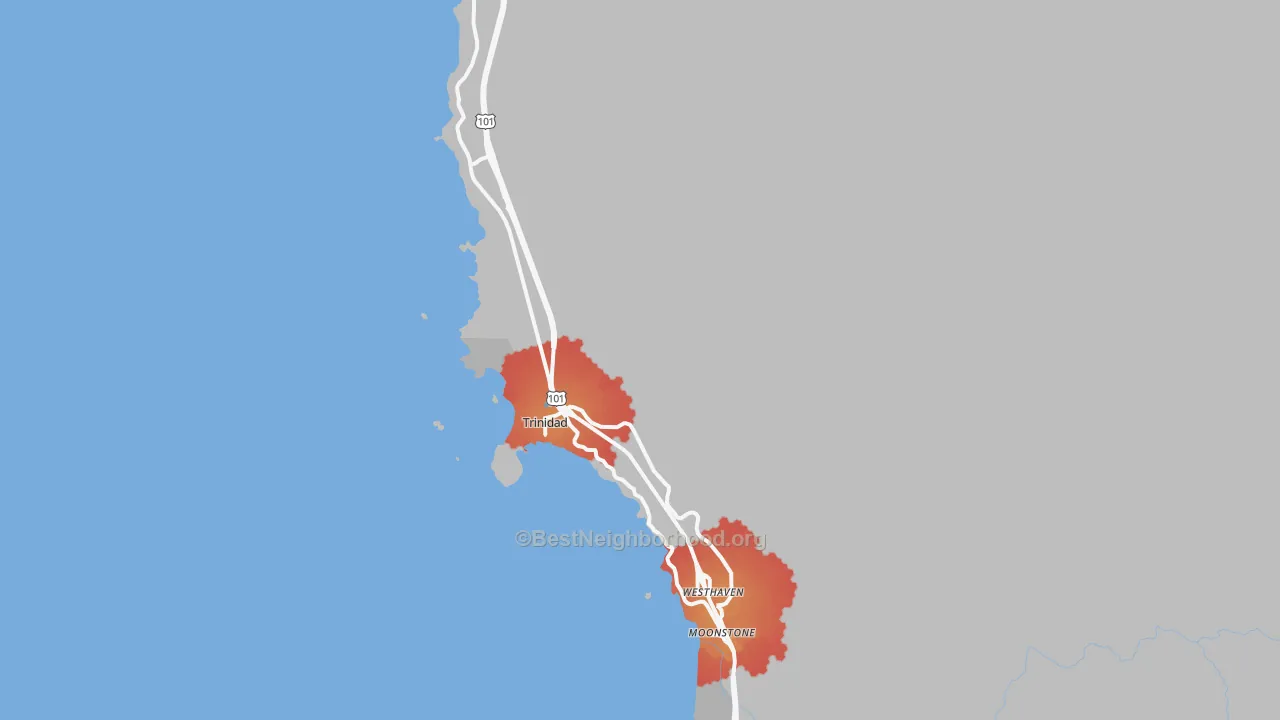 Transit Grade map of 95570, CA