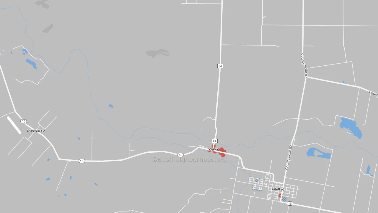 Transit Grade map of 95607, CA