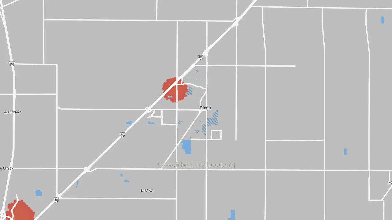 Transit Grade map of 95620, CA