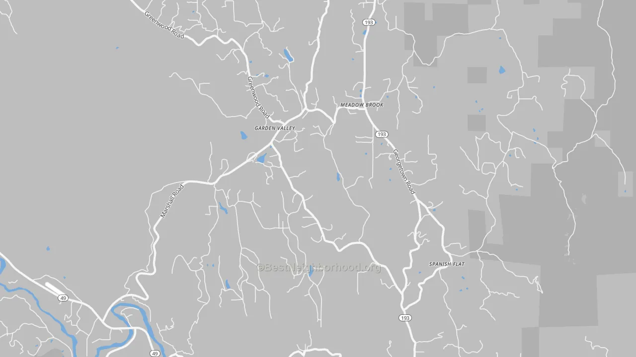 Transit Grade map of 95633, CA