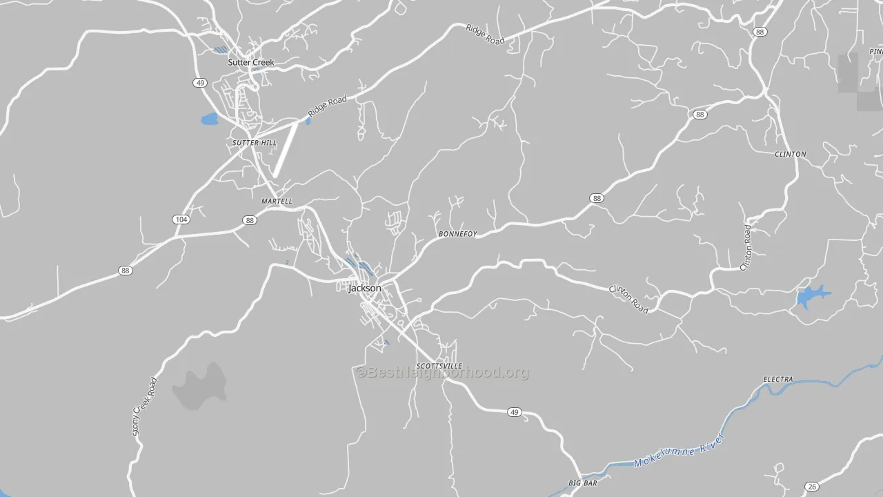 Transit Grade map of 95642, CA