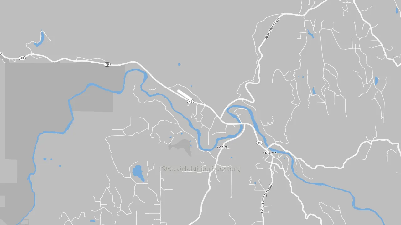 Transit Grade map of 95651, CA