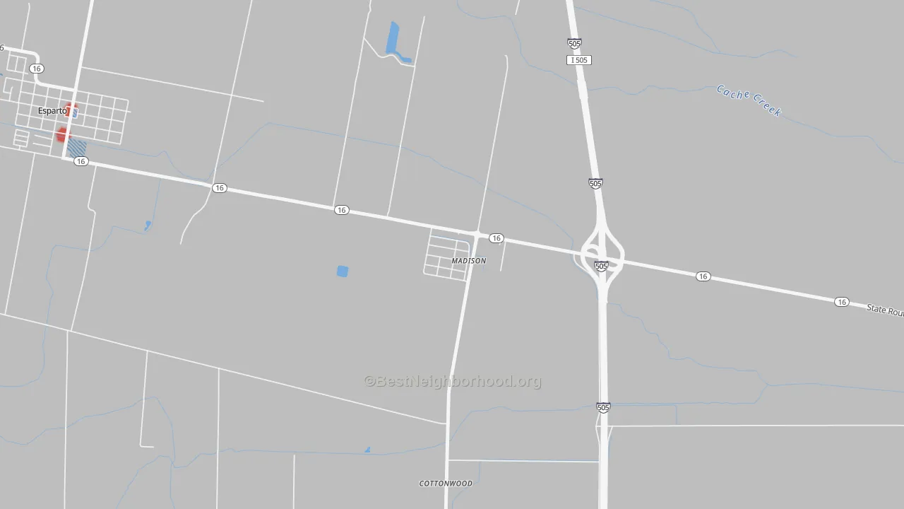 Transit Grade map of 95653, CA