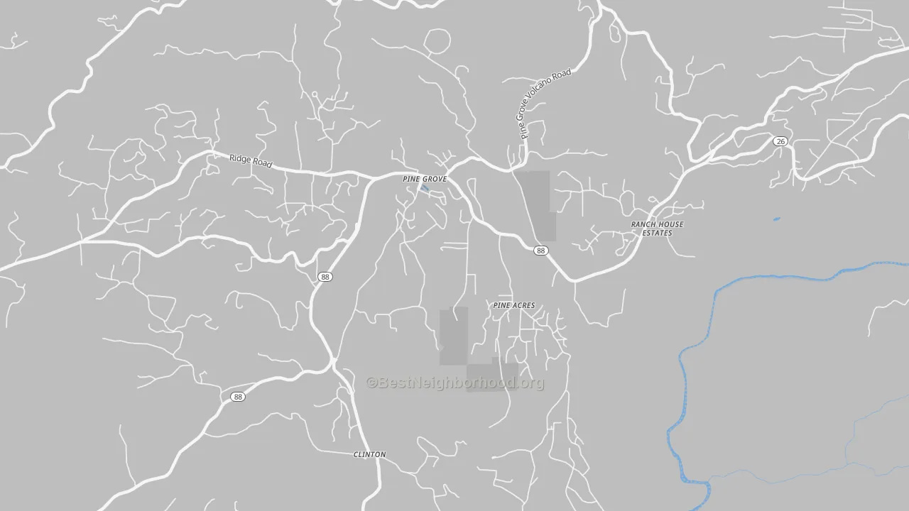Transit Grade map of 95665, CA