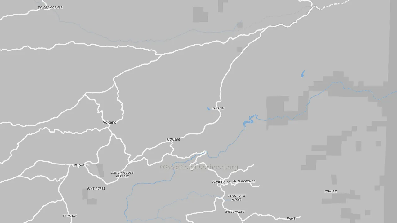 Transit Grade map of 95666, CA