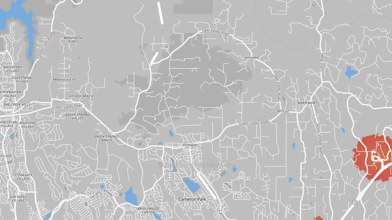 Transit Grade map of 95672, CA