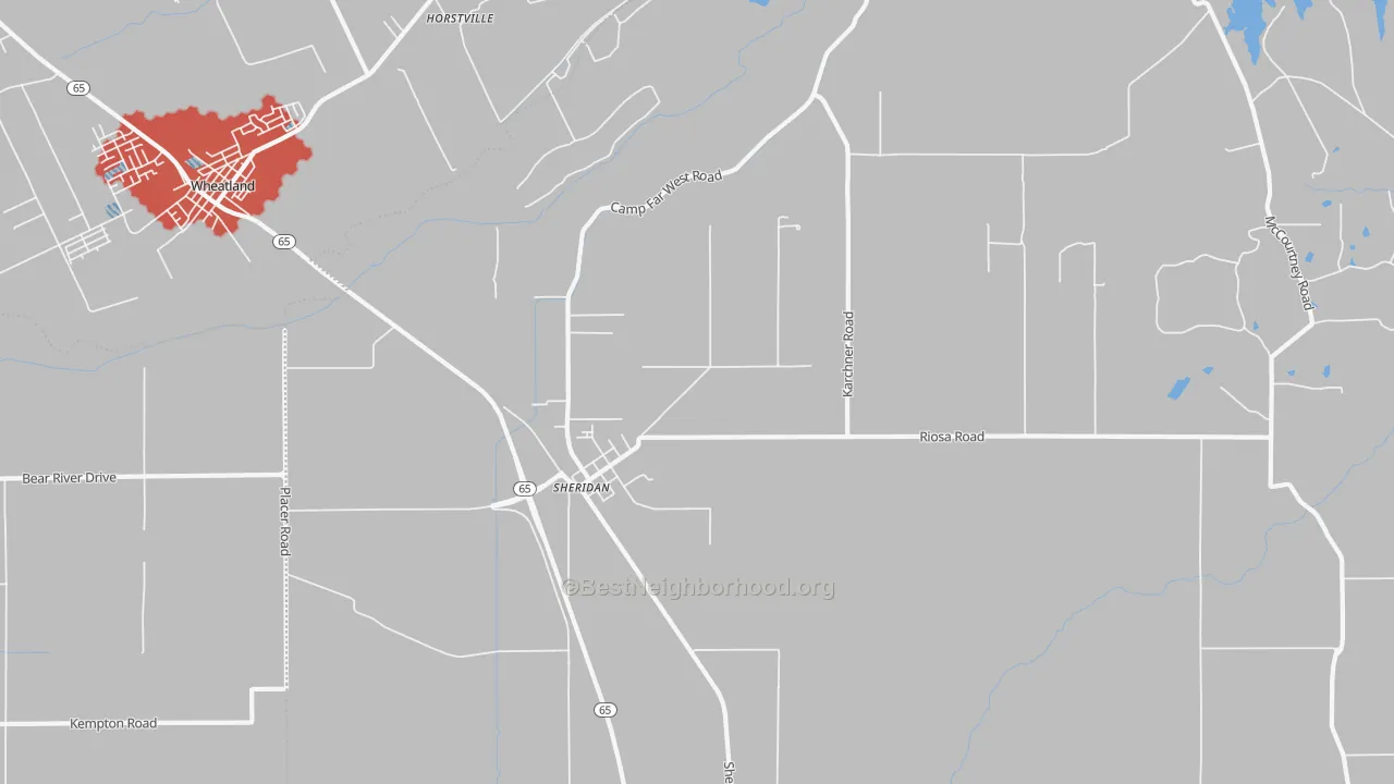 Transit Grade map of 95681, CA