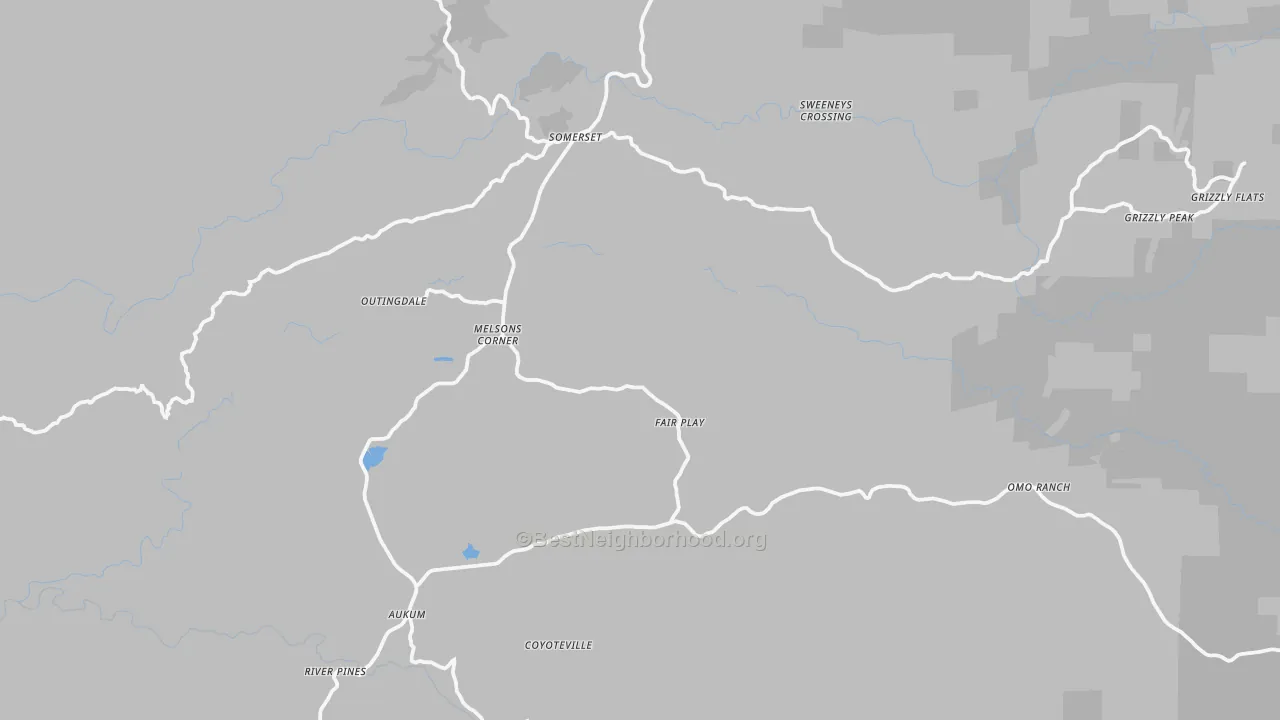 Transit Grade map of 95684, CA