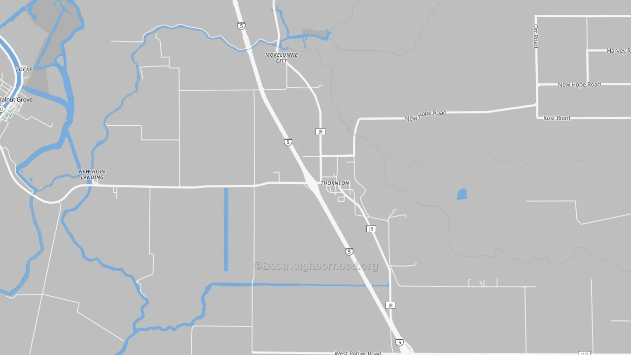 Transit Grade map of 95686, CA