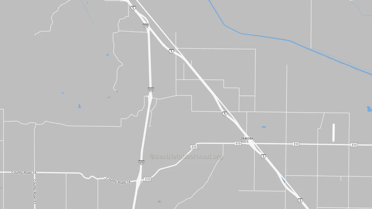 Transit Grade map of 95698, CA