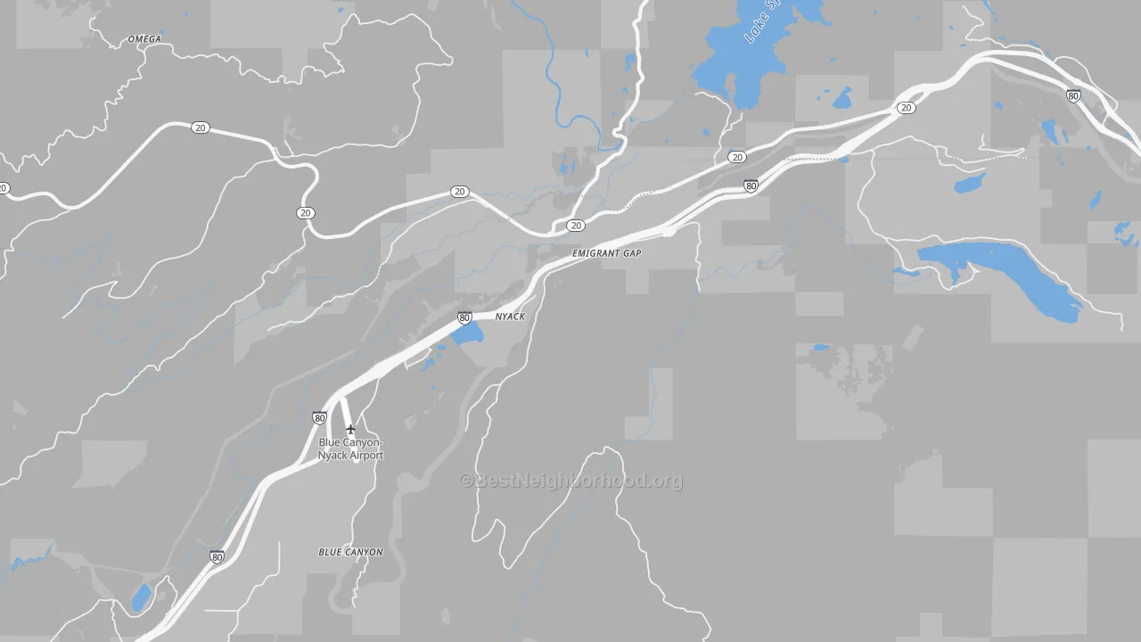 Transit Grade map of 95715, CA