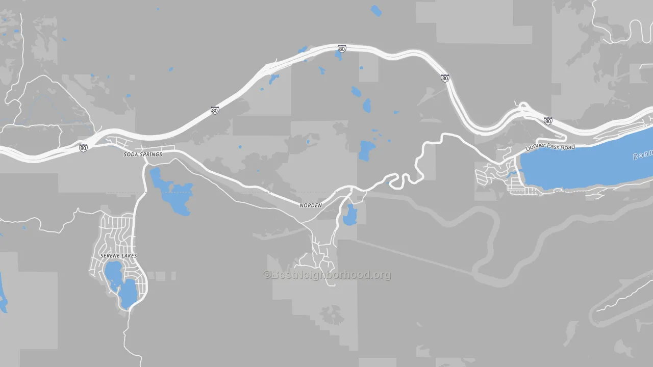 Transit Grade map of 95724, CA