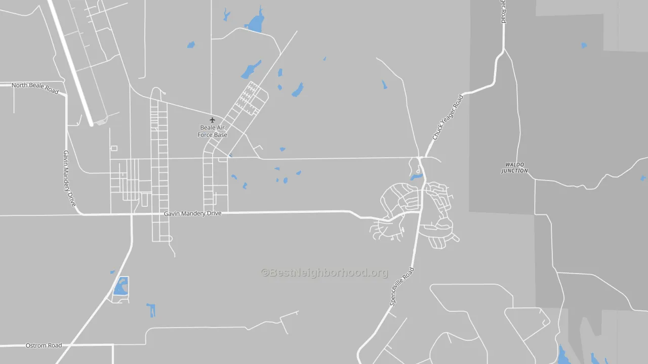 Transit Grade map of 95903, CA