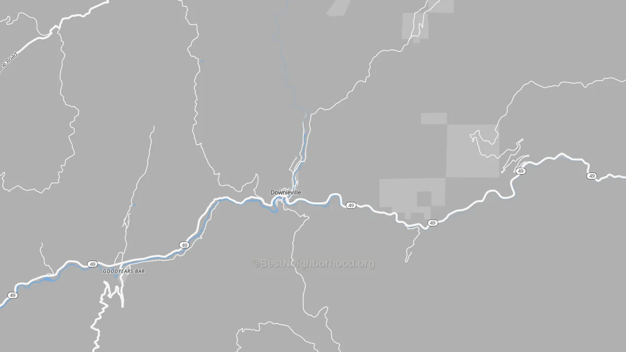 Transit Grade map of 95936, CA