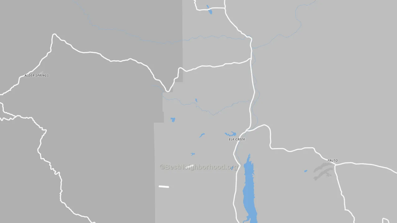 Transit Grade map of 95939, CA