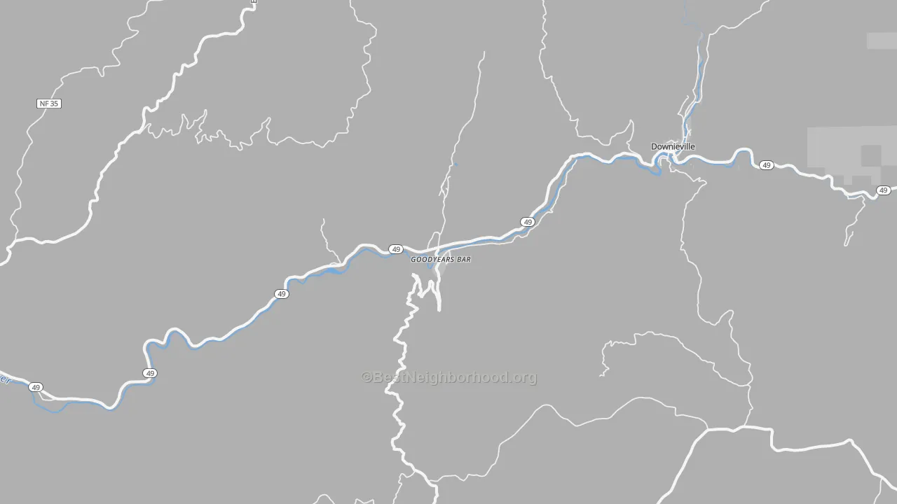 Transit Grade map of 95944, CA