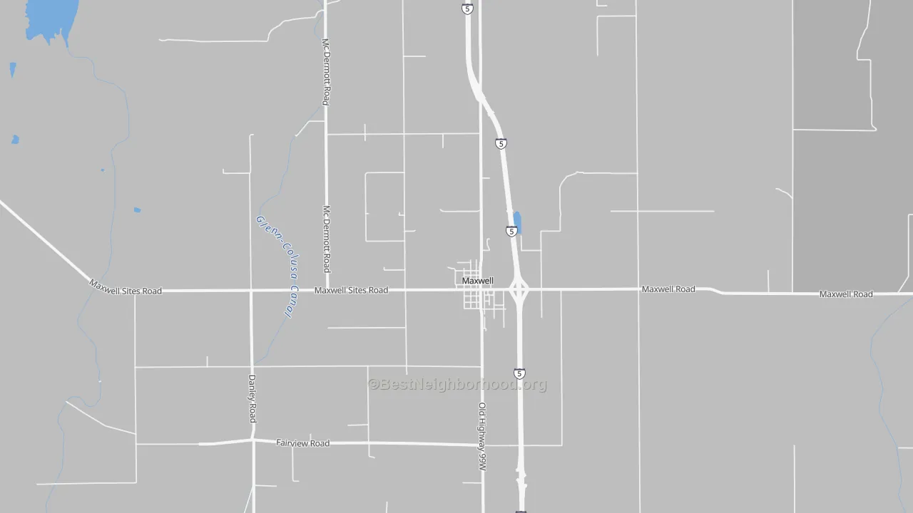 Transit Grade map of 95955, CA