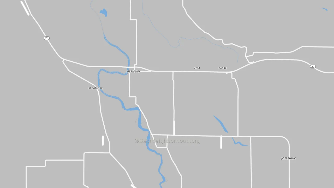 Transit Grade map of 95957, CA