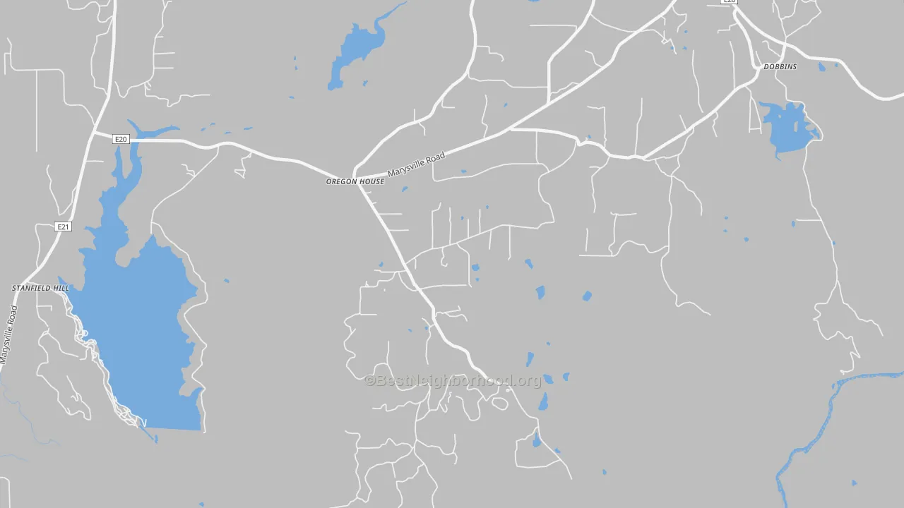 Transit Grade map of 95962, CA