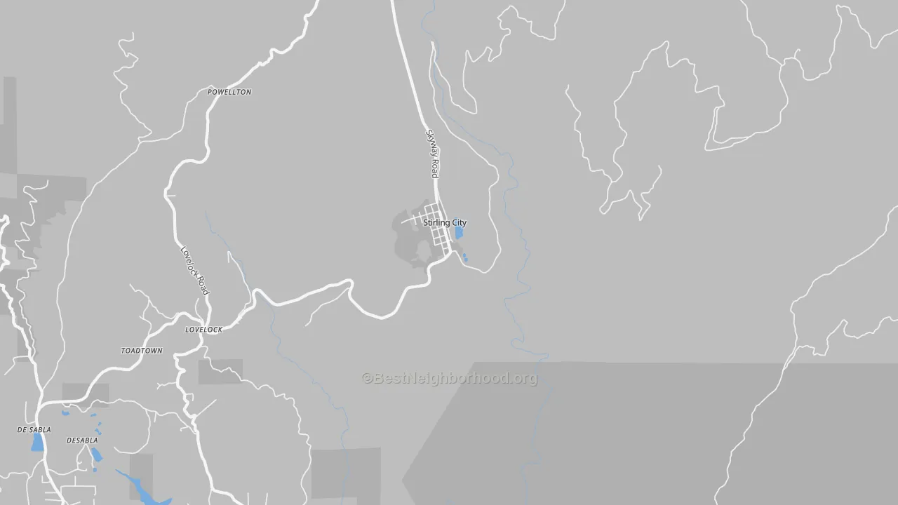 Transit Grade map of 95978, CA