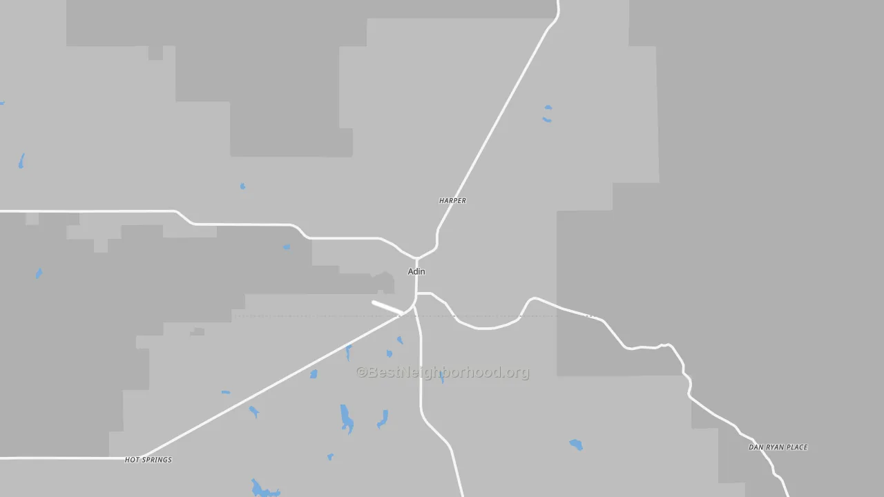 Transit Grade map of 96006, CA