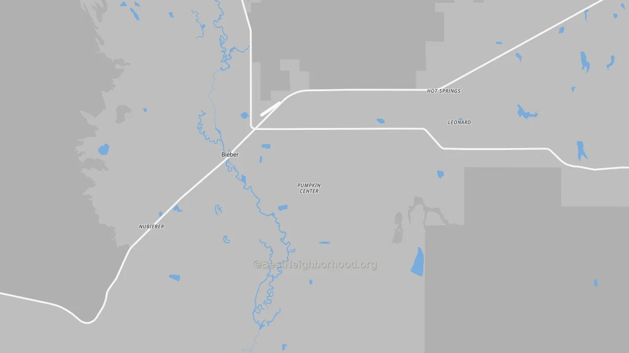 Transit Grade map of 96009, CA