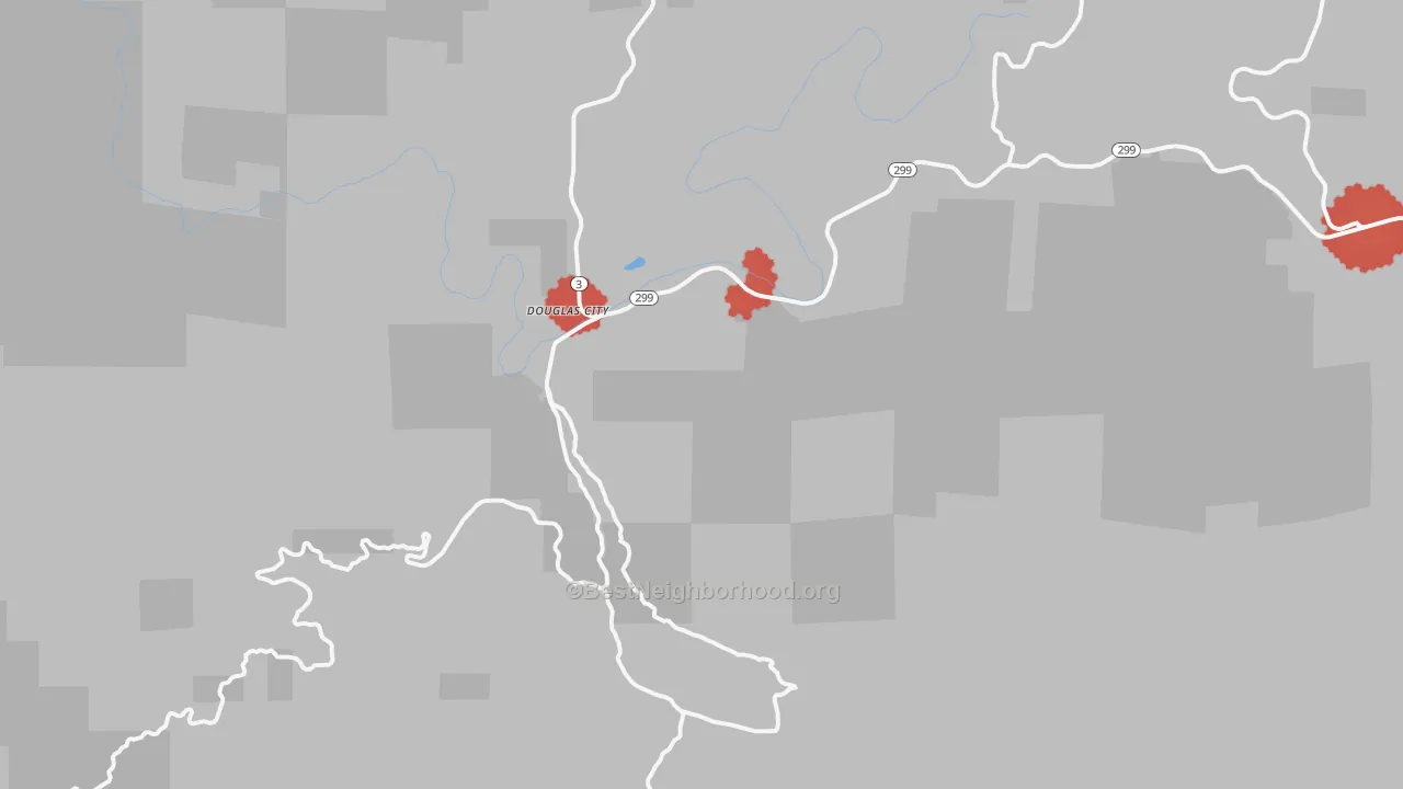Transit Grade map of 96024, CA